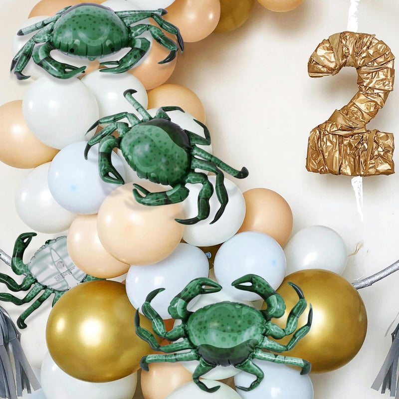 Jet Creations Inflatable Animals 20" Wide Pack of 4 Crab, Supplies Party Favors, Gifts an-CRAB4, Multi - Image 5